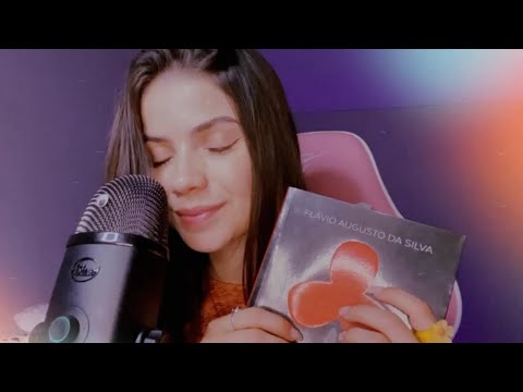 ASMR LENDO FRASES SATISFATÓRIAS DO LIVRO DE FLÁVIO AUGUSTO | JUST TALKING