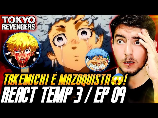 TAKEMICHI SE FERROU! React Tokyo Revengers EP. 3 Temporada 3 