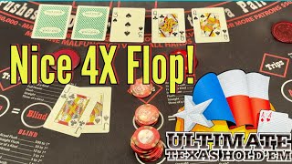 Let's Play With $400 At ULTIMATE TEXAS HOLD 'EM At Red Rock Casino Vegas! screenshot 5