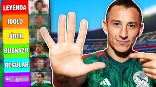 Los 4 MEJORES JUGADORES MEXICANOS de la HISTORIA que eligió GUARDADO ¡ADIÓS CUAUH INCREÍBLE SALCIDO!