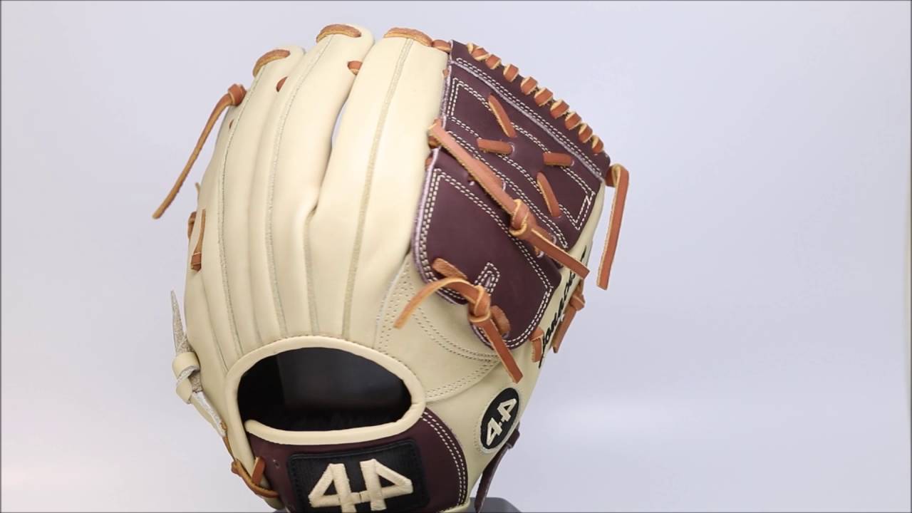 44 Pro Custom Baseball Glove Classic Series 2 ( C2 ) Bone Brown Tan Two  Piece