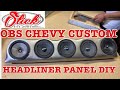 Custom fiberglass speaker pod headliner panel for Gmt400 /obs Chevy Silverado Car Audio