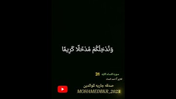#سورة النساء الايات31.32