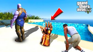 Franklin Stealing Thanos Infinity Gauntlet Hand In Gta 5 Gta 5 Tamil