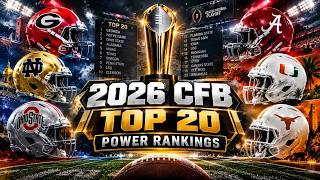 2026 College Football Top 20 Team Power Rankings | Playoff Race & Biggest Surprises