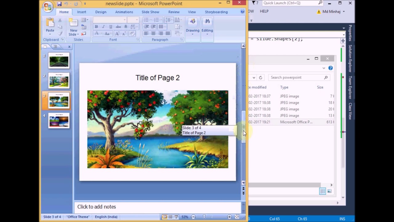 c# create powerpoint presentation