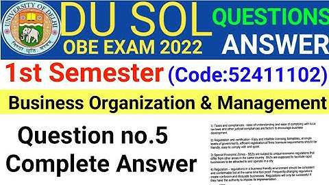 B.Com Prog | Q no.5 How would you attempt to explain the meaning and significance of organisational