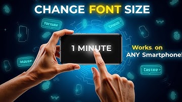 How to Change Font Size on Smartphone! Easy Guide
