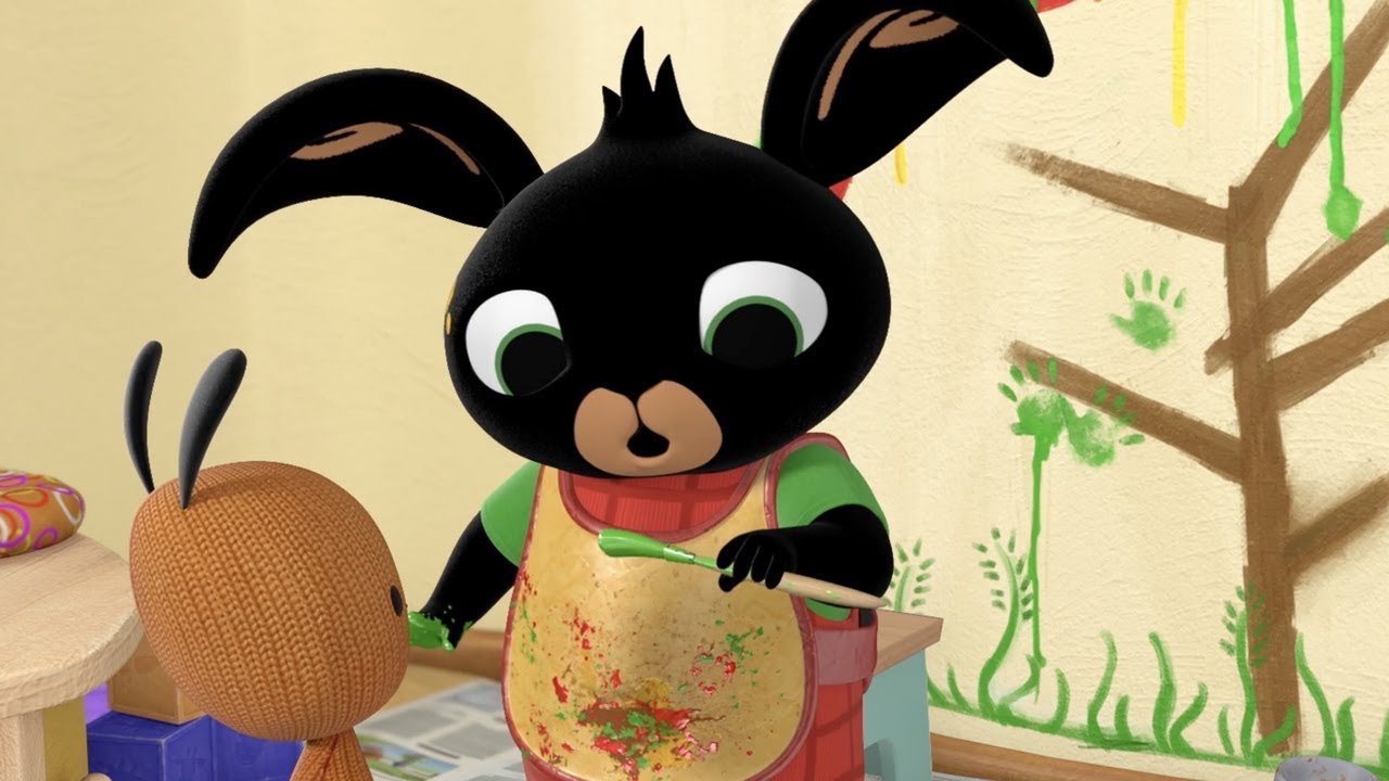 Muurschildering, Charlie deed het, Pyamafeestje en MEER! | Avonturen met Bing