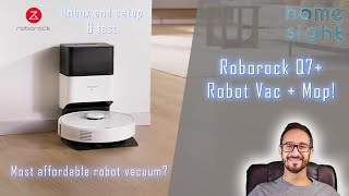 New Roborock Q7 + auto emptying robot vacuum +mop | unboxing and full review! Best affordable robot?