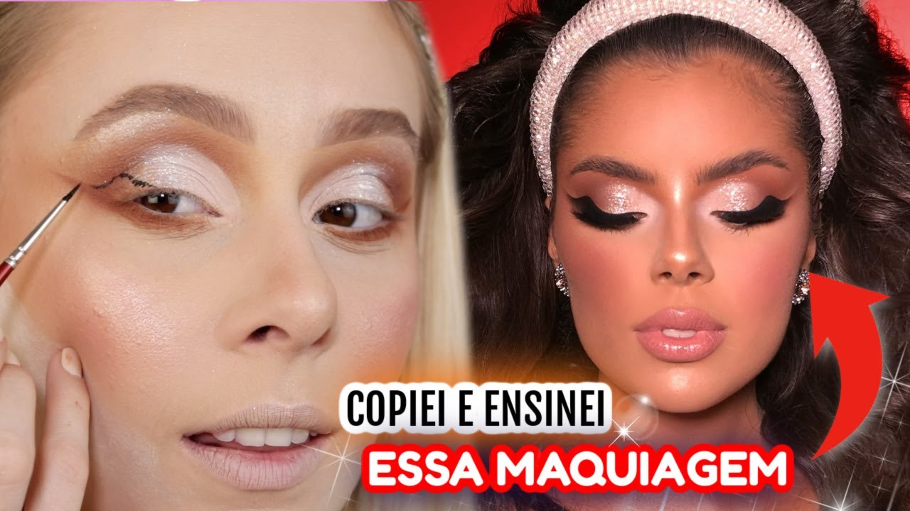 COPIANDO A MAKE profissional DELINEADO ASA DE ANJO