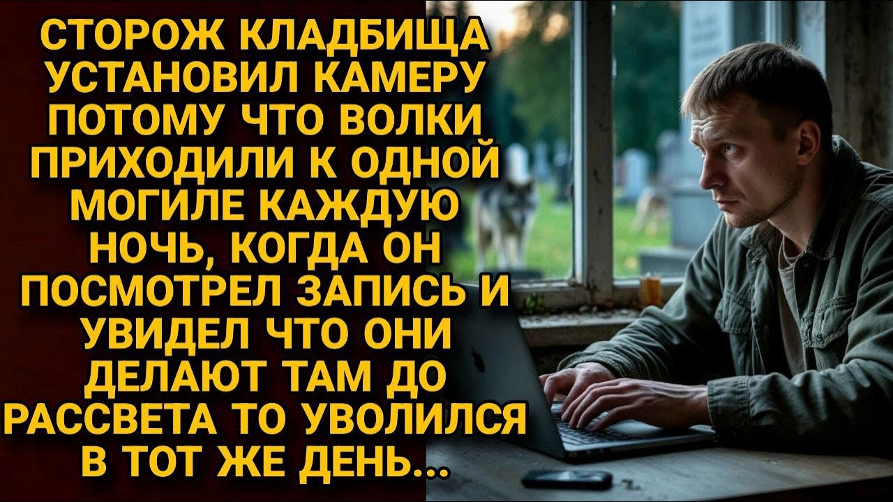 Сторож установил камеру на кладбище. Когда посмотрел запись — уволился в тот же день...
