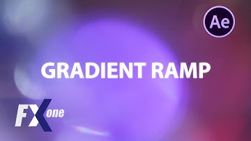 The Smootest Way to make  color blend with each other with GRADIENT RAMP in adobe after Effects 2025