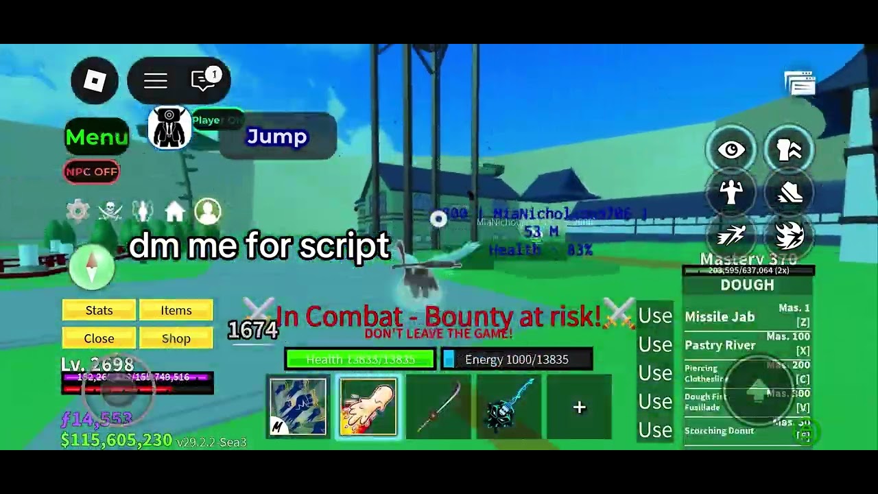 blox fruits script pvp aim bot | madee by deyzxii | has key 