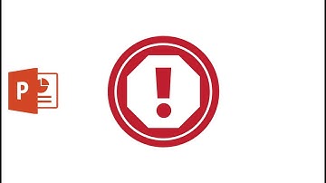 Draw a Stop icon in Microsoft PowerPoint 2016