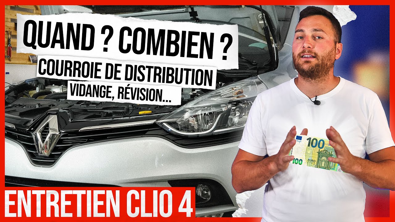 CLIO 4 : distribution, révision, entretien, prix et quand les faire 🚗 -  YouTube