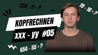 Schnelles Kopfrechnen-Training: 10 Subtraktionsaufgaben mit Peter! #05 screenshot 5