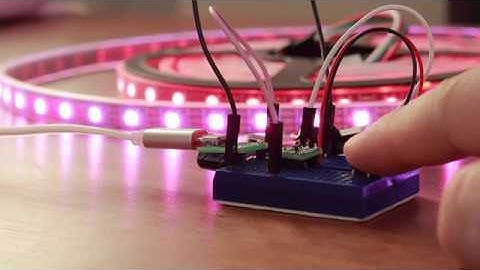 3 cent MCU PMS150C driving 300 WS2812B