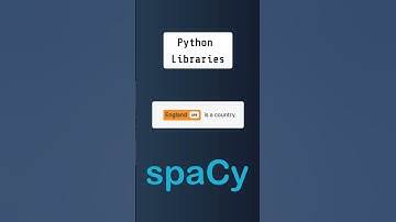 What is spaCy? #pythonprogramming #nlp #naturallanguageprocessing #spacy