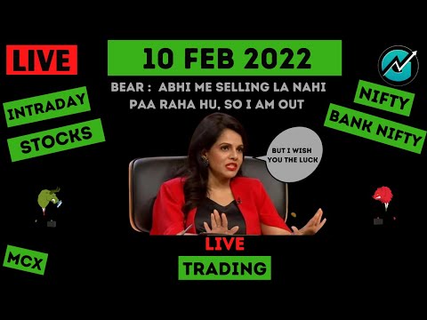 Live Intraday Trading on 10 Feb 2022 | Nifty Trend Today | Banknifty Live Intraday Strategy Today