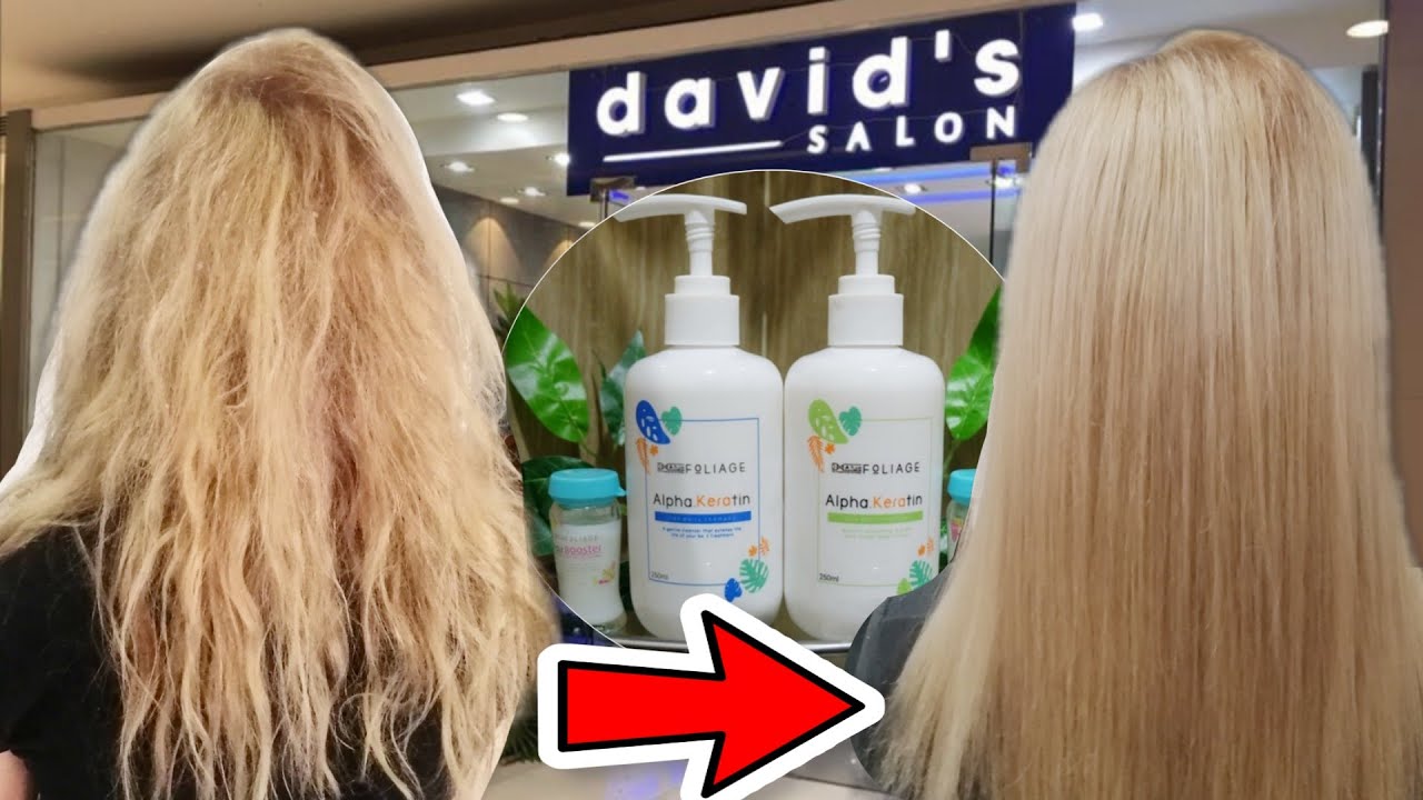 PAANO MAAYUS ANG FRIZZY HAIR? GAMIT ANG FOLIAGE KERATIN TREATMENT