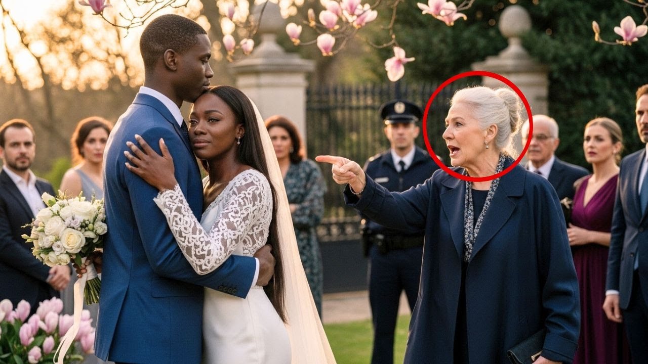 Elle appelle la police à un mariage noir — et se fige en voyant que le marié est chef de la police