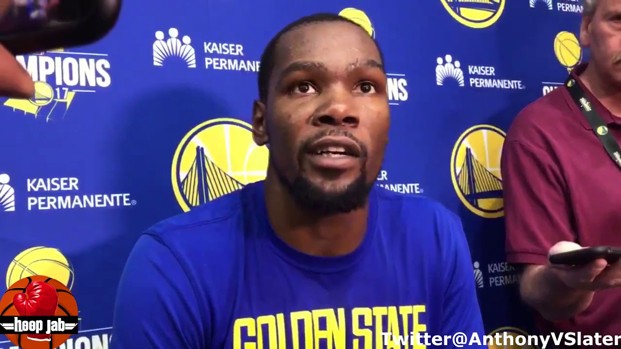 Kevin Durant On If The Warriors Plan On Protesting The National Anthem. HoopJab NBA