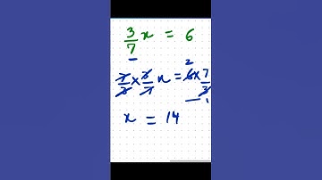 fractions in equations- Simple equation tips! #maths#class6maths