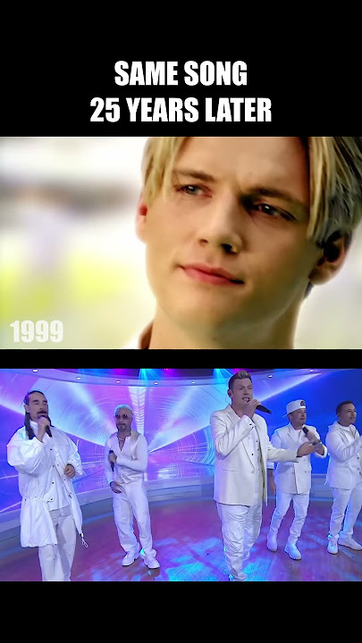 Backstreet Boys 1999 vs 2025 (25 YEARS LATER) | #nostalgia #90skids #backstreetboys #iwantitthatway