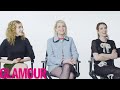 Emma Roberts Plays 'Who Knows You Best?' with Kiernan Shipka & Lucy Boynton | Glamour