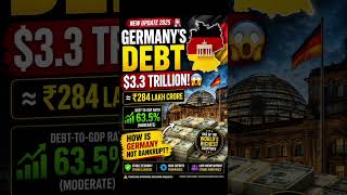 Germany Government Has Debt Of $3.3 Trillion😱#finance #shortfeed #shortsfeed #stockmarket #shorts
