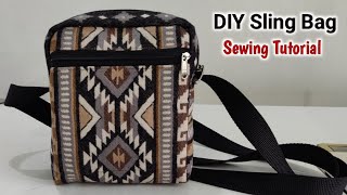 DIY Crossbody Bag Sewing Tutorial: Stylish and Practical | Sling Bag DIY: Craft Your Own Stylish Bag