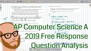 AP Computer Science A 2019 Free Response Discussion