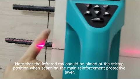 Operation Video of R800 Rebar Scanner