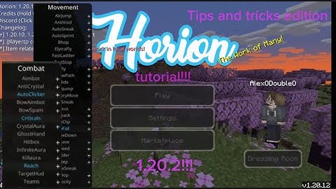 How to install horion hacked client 1.20.2! (EASY) {1.20.2!} (DOWNLOAD)