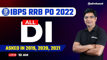 IBPS RRB PO 2022 | All DI Asked in 2019,2020,2021 | RRB PO DI | Maths By Vivek Sir