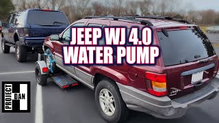 2003 JEEP GRAND CHEROKEE WJ 4.0 WATER PUMP, HOSE & THERMOSTAT REPLACEMENT. by Project Dan H 13,101 views 1 year ago 20 minutes