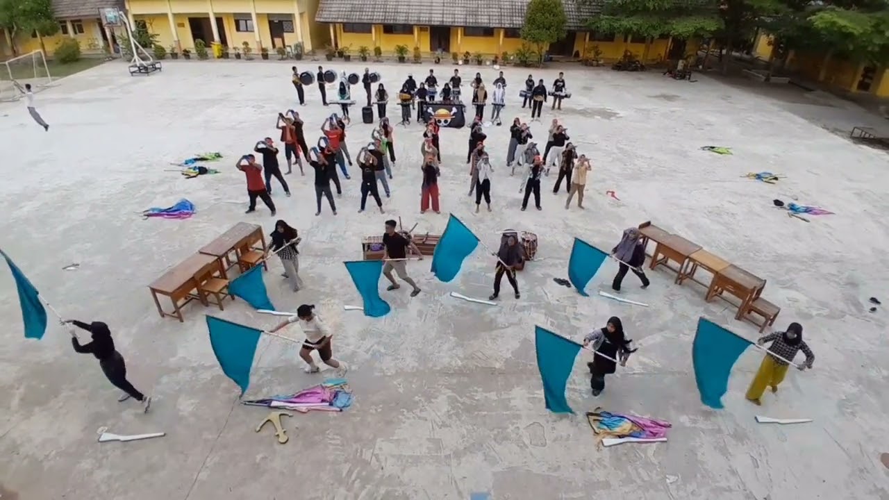 DRUM CORPS SWARA TAMBELANG - ONE PIECE (Latihan H-1) #marchingband #smesta