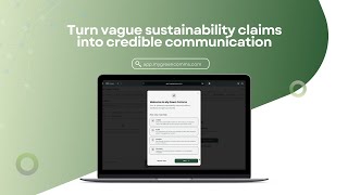 Turn Vague Sustainability Claims into Credible Communication (AI Demo) screenshot 5