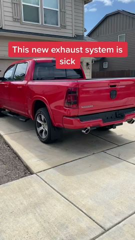 This New Exhaust on my Ram 1500 sounds SO GOOD 🔥😳🔥 | Before \u0026 After COLD START | B2 Fabrication