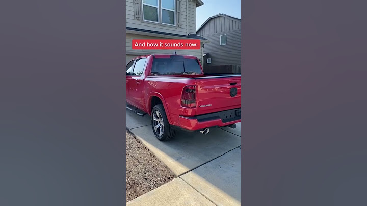This New Exhaust on my Ram 1500 sounds SO GOOD 🔥😳🔥 | Before & After COLD START | B2 Fabrication