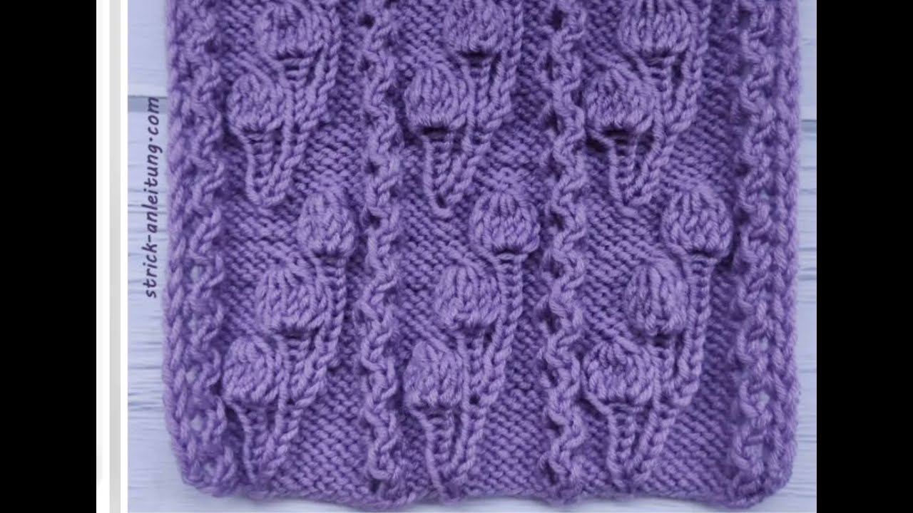 Ажурные узоры для вязания спицами 