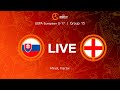 LIVE | Slovakia-U17 — England-U17