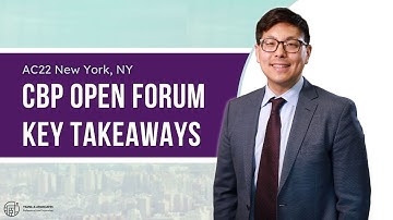 CBP Open Forum: AILA Conference 2022 Day 2 Session 3