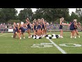 2019 Washington School Jr. Varsity Cheerleaders