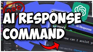 [NEW] - AI MESSAGE RESPONSE command for your Discord Bot! || Discord.js V14