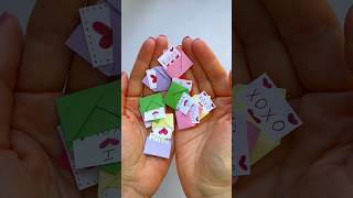 Mini Paper ENVELOPE💌 #diy #origami #envelope #valentinesday #papercraft #easy #hobby #nice #shorts