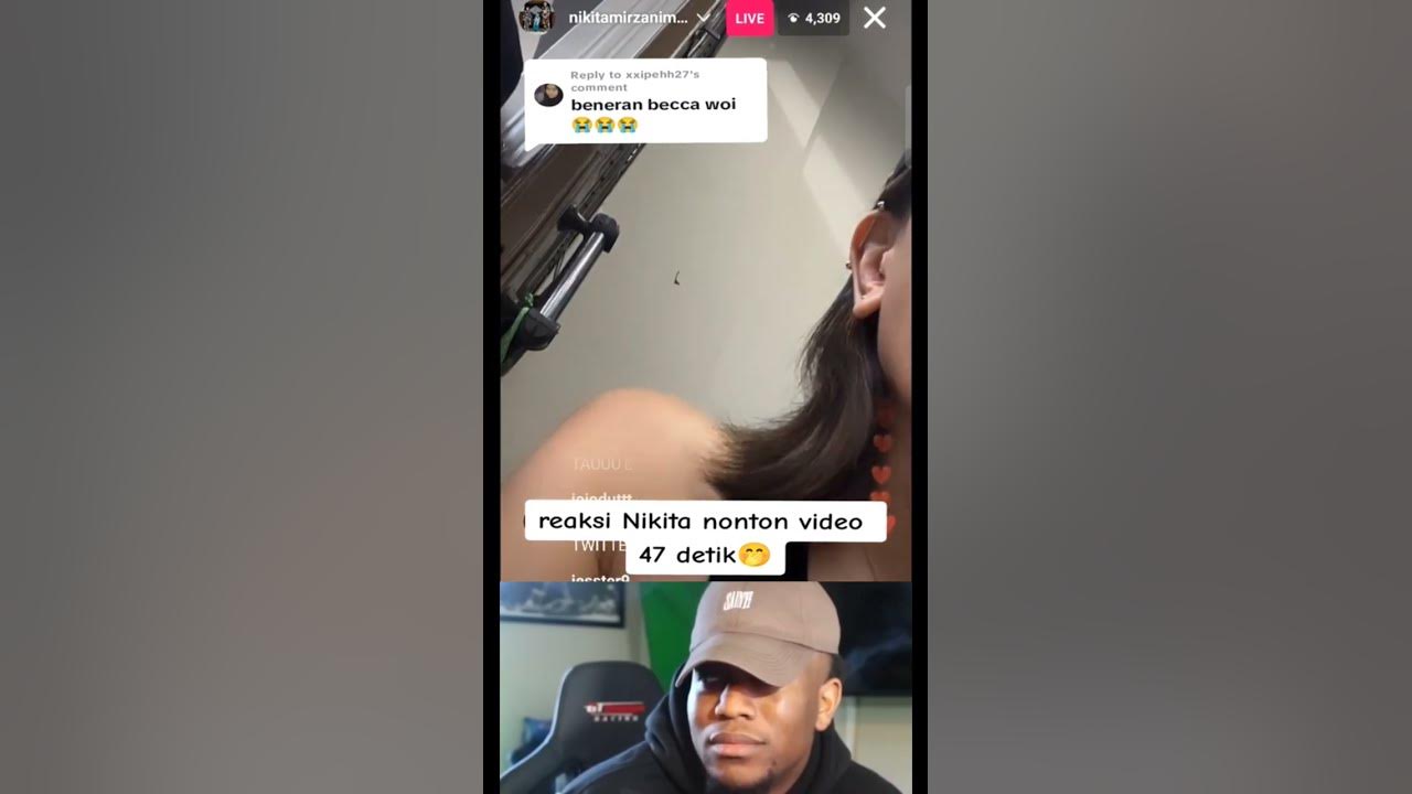 Reaksi Nikita nonton video 47 detik, gimana tanggapan netizen‼️#shorts #rebecca
