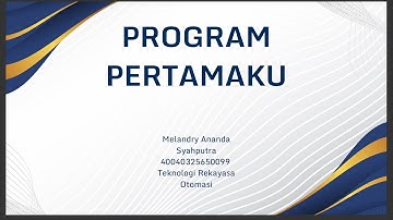 Program Pertamaku (PRAKTIKUM ALGORITMA PEMROGRAMAN)