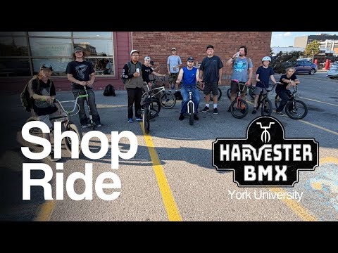 WE GOT CHASED BY SECURITY! 😳🚨 | Harvester BMX Shop Ride at York University